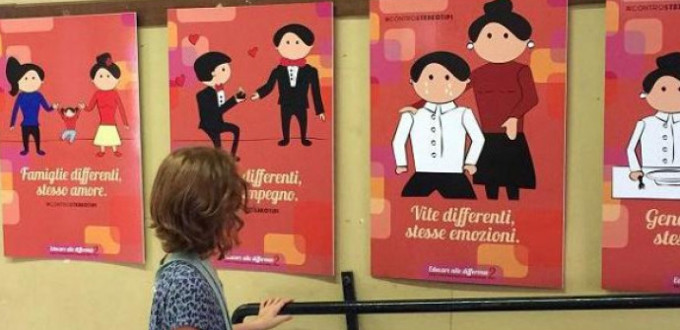 Una escuela de primaria de Milán pide no usar los términos “padre” y “madre” para no ofender a los homosexuales