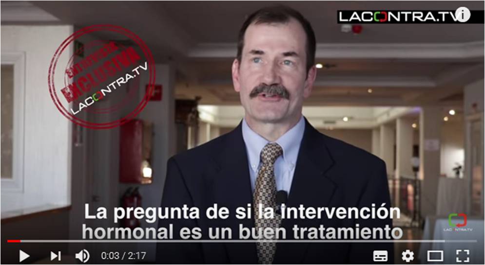 Los tratamientos hormonales para cambio de sexo son dañinos para las personas, dice endocrino