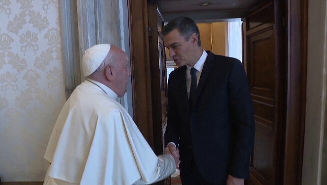 Visita de Sánchez al Papa