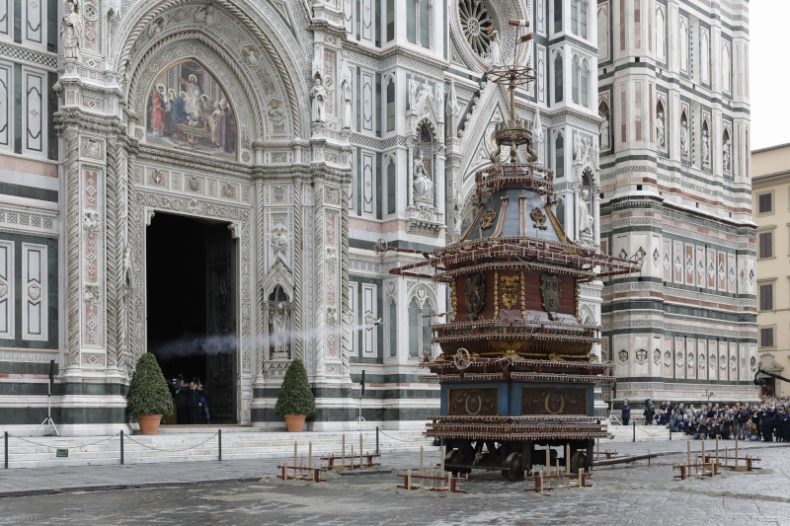 scoppio del carro florencia pascua